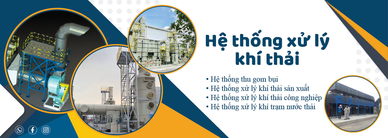 Hệ thống xử lý khí thải sản xuất