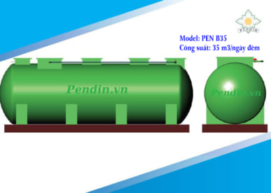 Hợp khối xử lý nước thải sinh hoạt công suất 35m3/ngày đêm